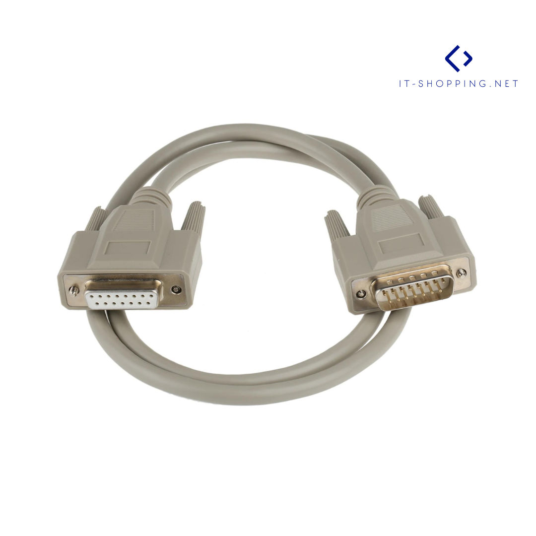 1m - D-Sub Kabel 15 Pin Stecker > Stecker