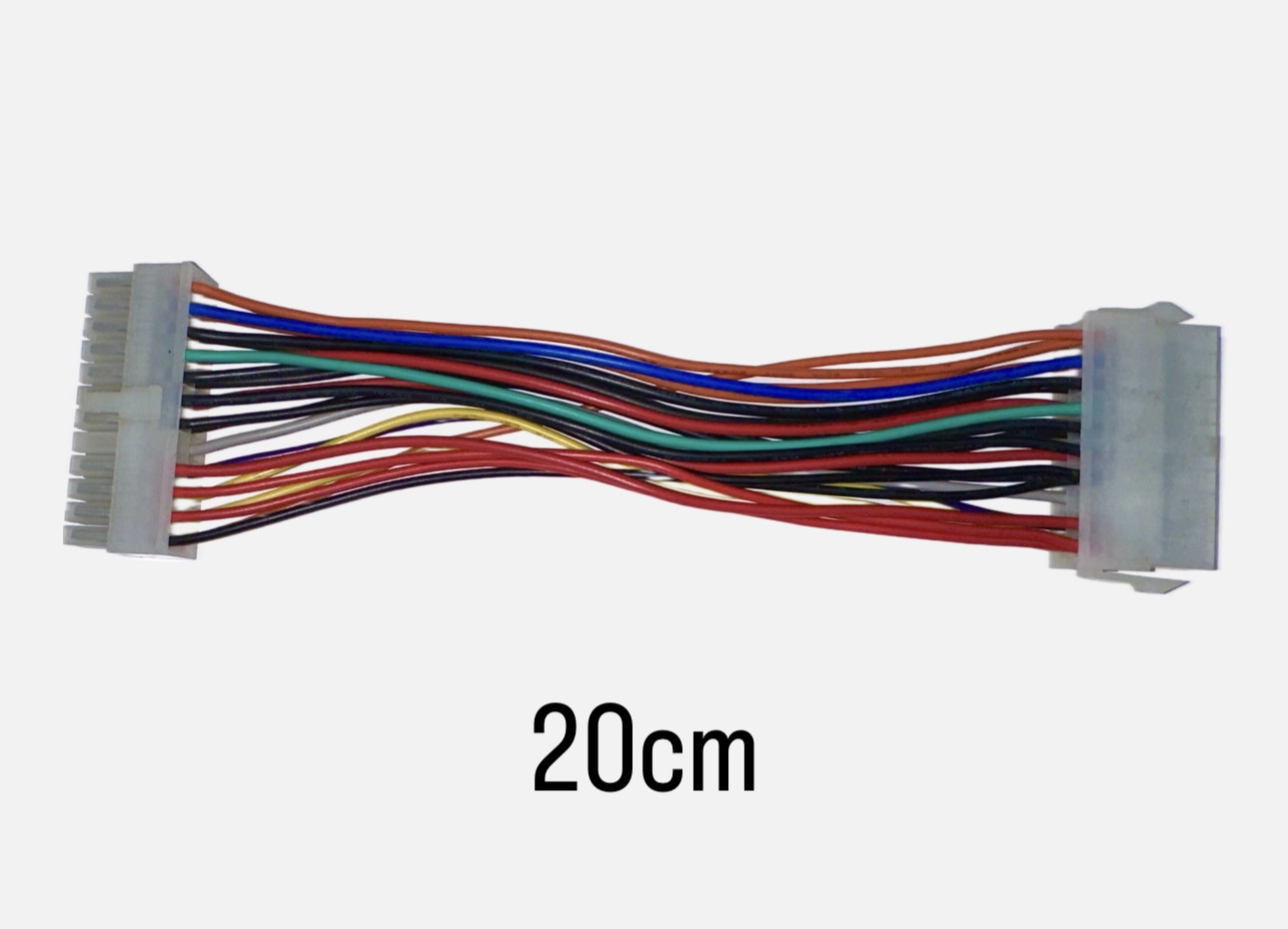 20cm - 20 auf 24 Pin ATX-Stromkabelverlängerung für Mainboards